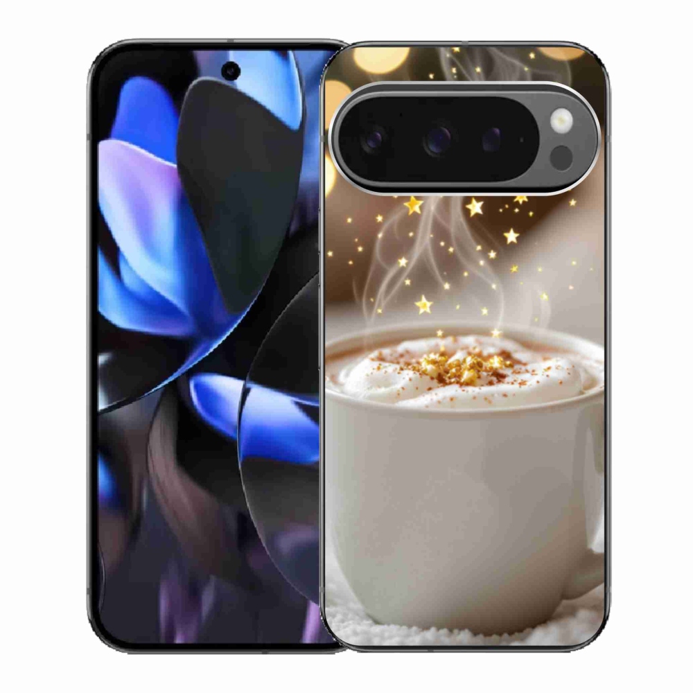 Gelový kryt mmCase na Google Pixel 9 Pro - vánoční horký nápoj
