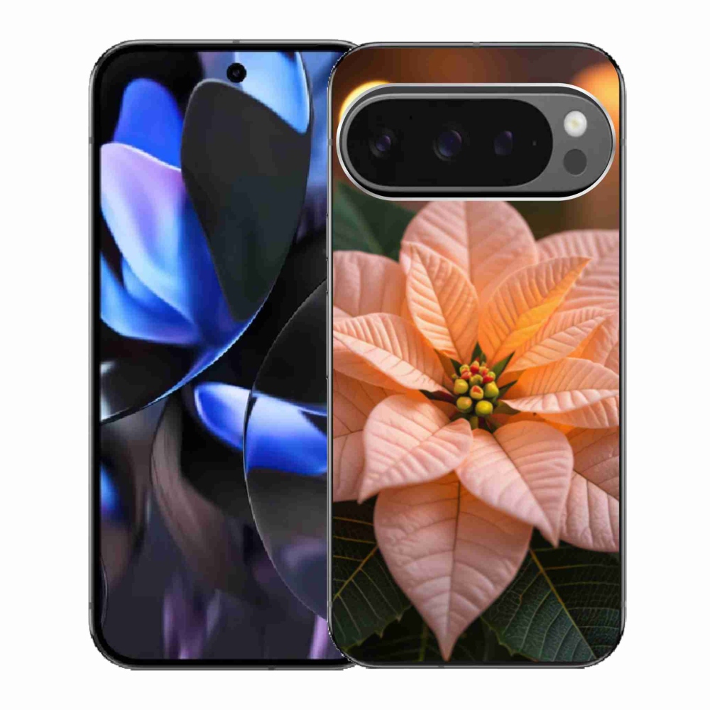 Gelový kryt mmCase na Google Pixel 9 Pro - vánoční hvězda