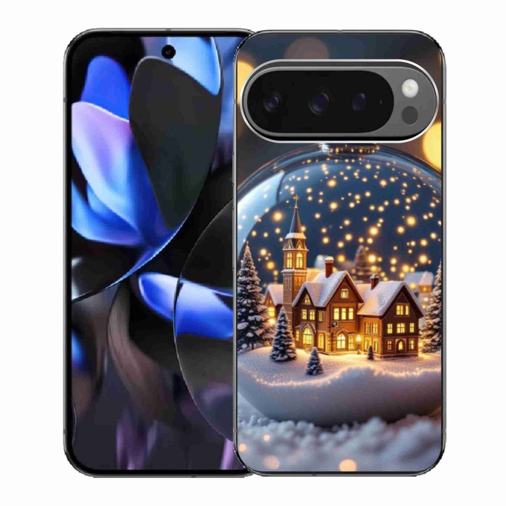 Gelový kryt mmCase na Google Pixel 9 Pro - vánoční koule 4