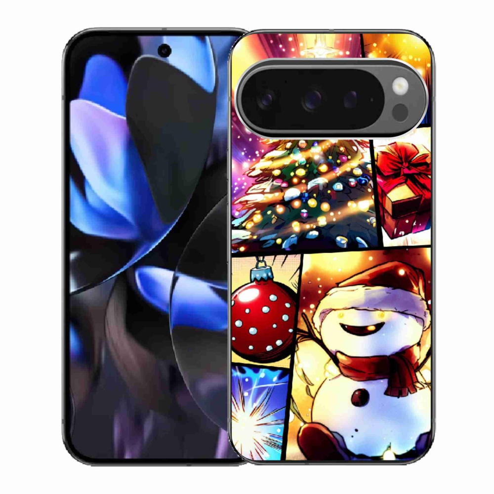 Gelový kryt mmCase na Google Pixel 9 Pro - vánoční motivy 1