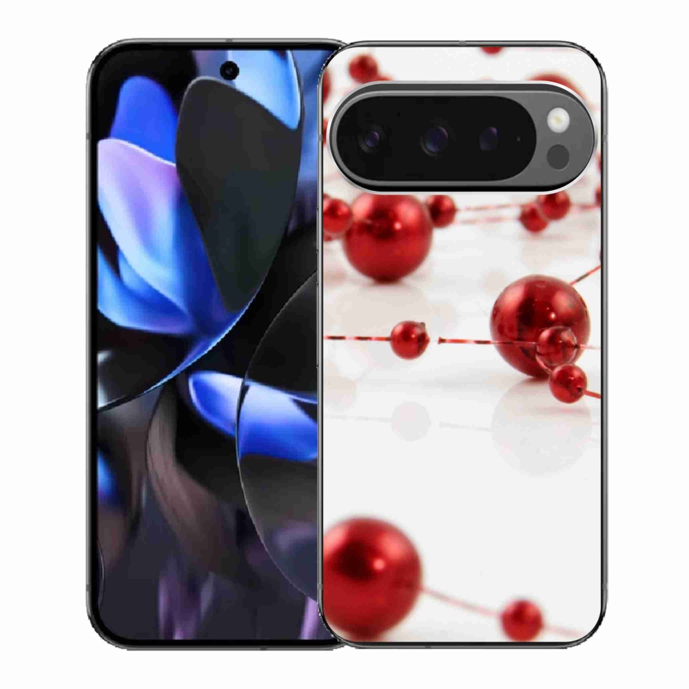 Gelový kryt mmCase na Google Pixel 9 Pro - vánoční řetěz
