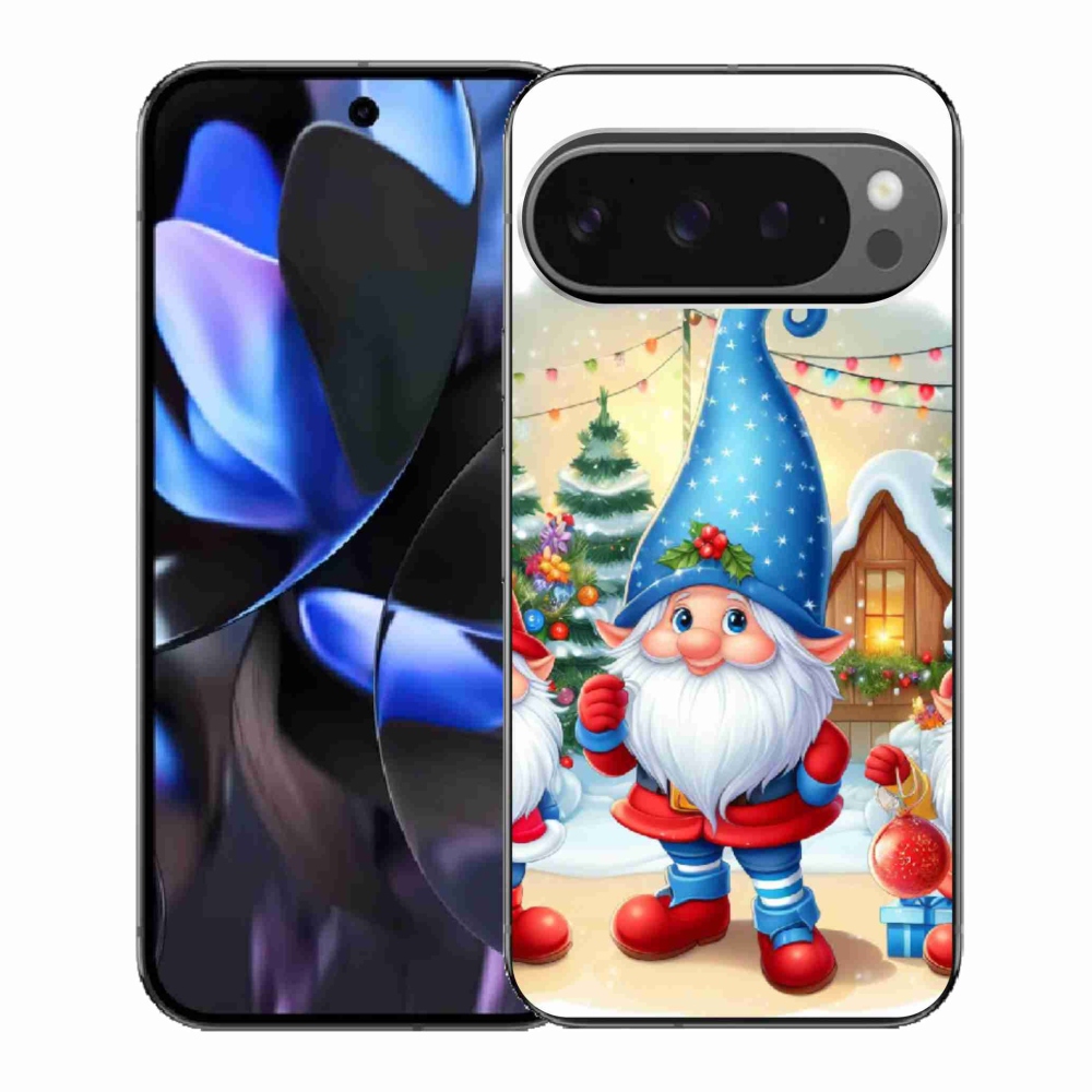 Gelový kryt mmCase na Google Pixel 9 Pro - vánoční skřítci