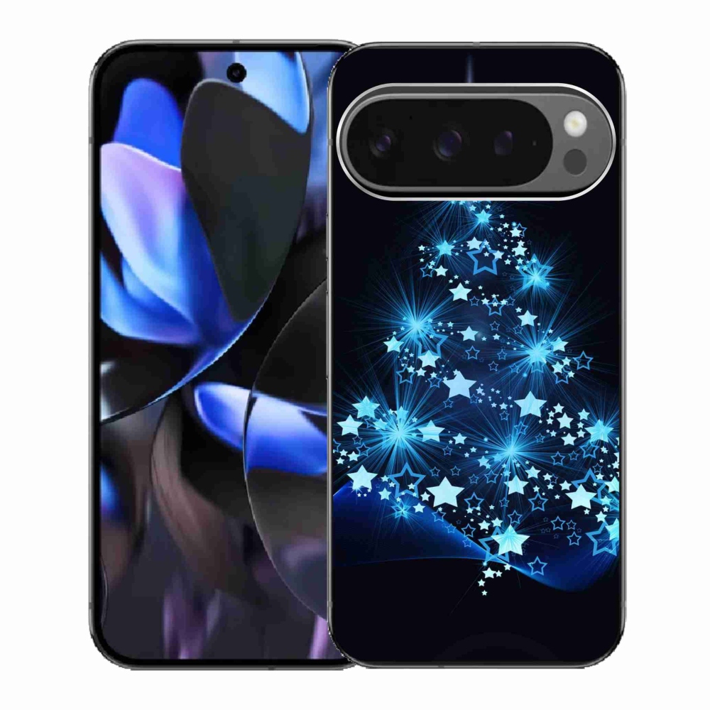 Gelový kryt mmCase na Google Pixel 9 Pro - vánoční stromek