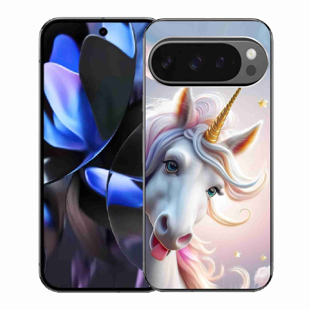 Gelový kryt mmCase na Google Pixel 9 Pro - veselý jednorožec