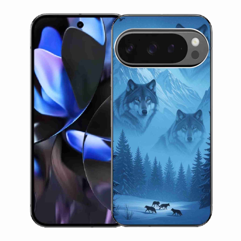 Gelový kryt mmCase na Google Pixel 9 Pro - vlčí smečka