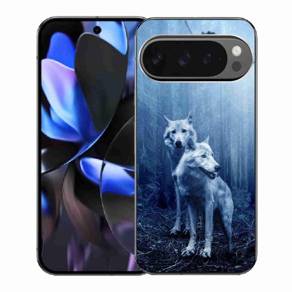 Gelový kryt mmCase na Google Pixel 9 Pro - vlci v lese