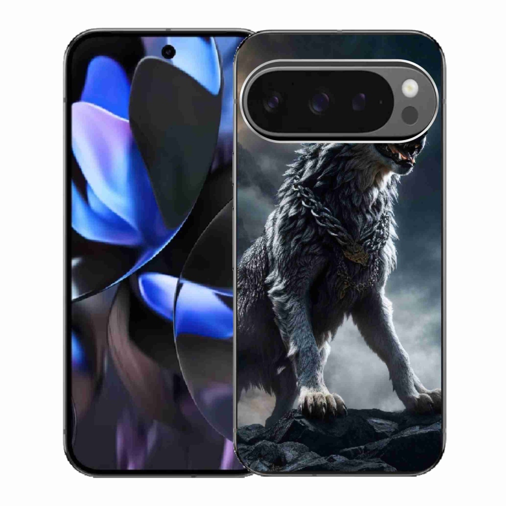 Gelový kryt mmCase na Google Pixel 9 Pro - vlk 1
