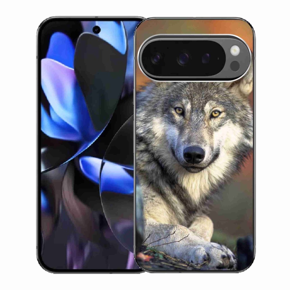 Gelový kryt mmCase na Google Pixel 9 Pro - vlk