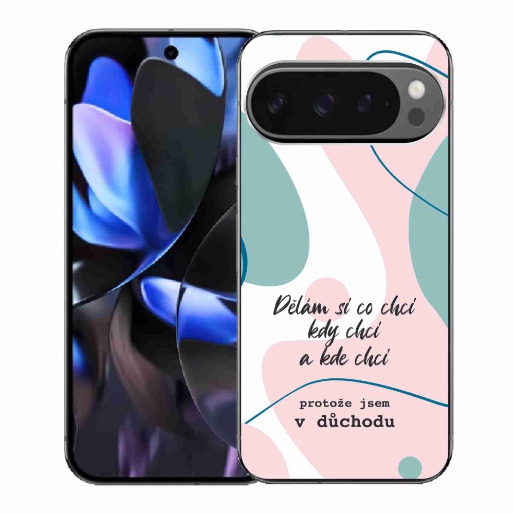Gelový kryt mmCase na Google Pixel 9 Pro - vtipný text 10 bílé pozadí