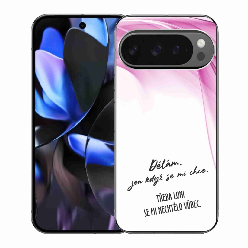 Gelový kryt mmCase na Google Pixel 9 Pro - vtipný text 12 bílé pozadí