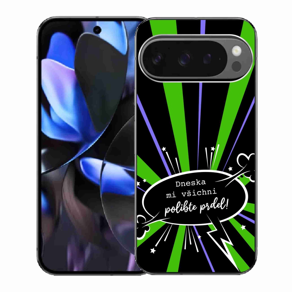 Gelový kryt mmCase na Google Pixel 9 Pro - vtipný text 15 černé pozadí