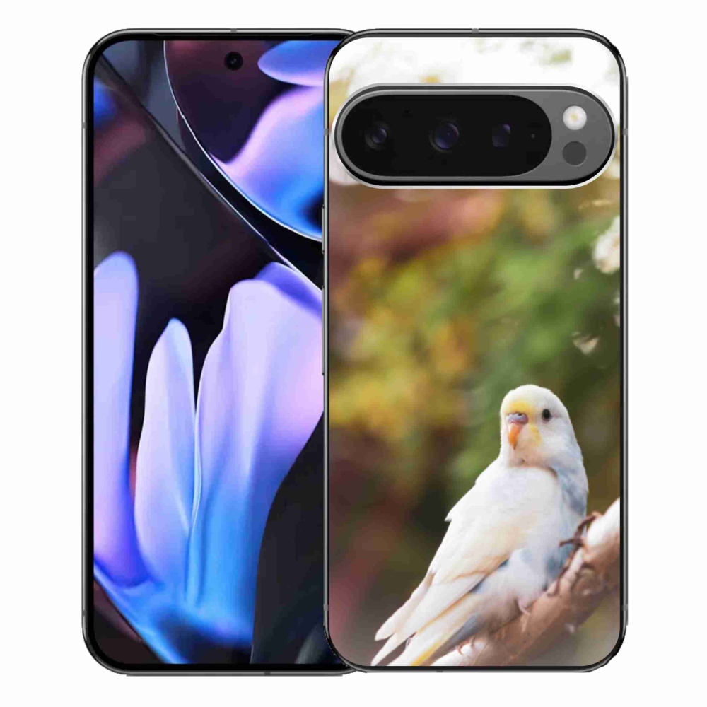 Gelový kryt mmCase na Google Pixel 9 Pro XL - andulka bílá