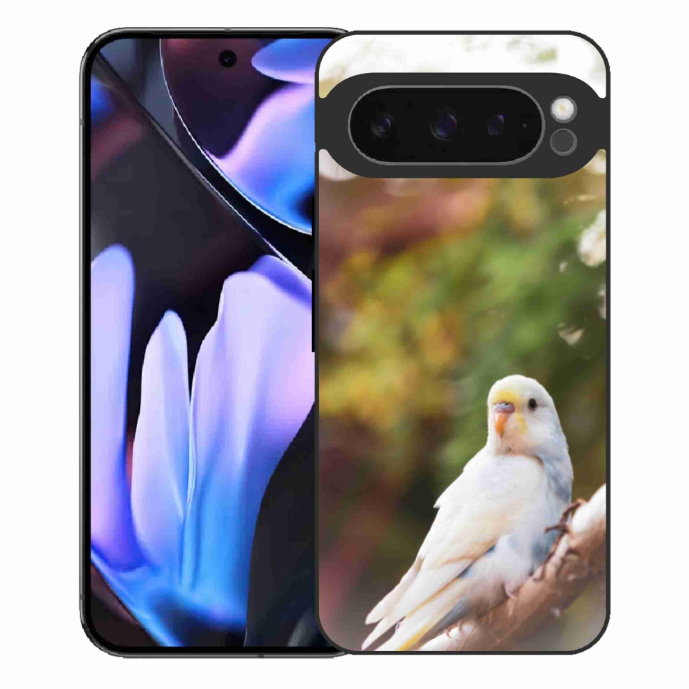 Gelový kryt mmCase na Google Pixel 9 Pro XL - andulka bílá