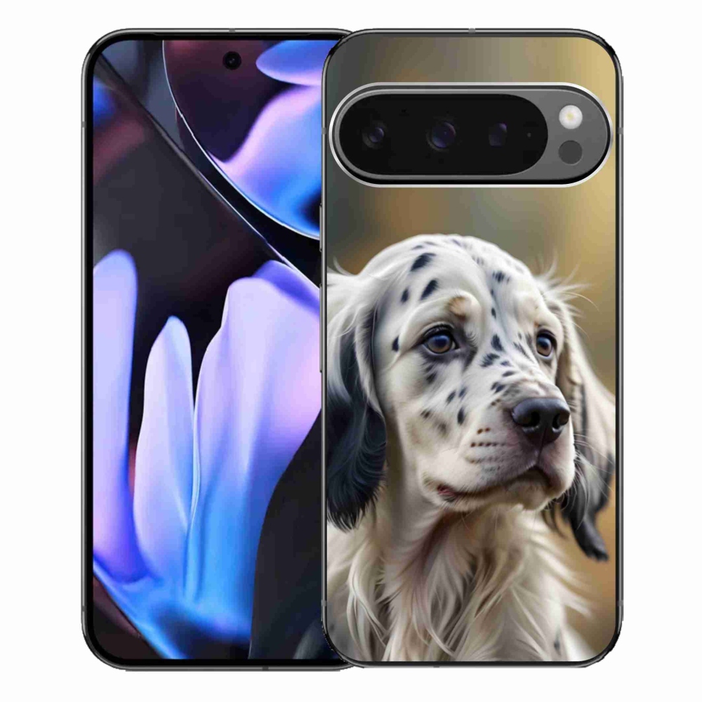 Gelový kryt mmCase na Google Pixel 9 Pro XL - anglický setr