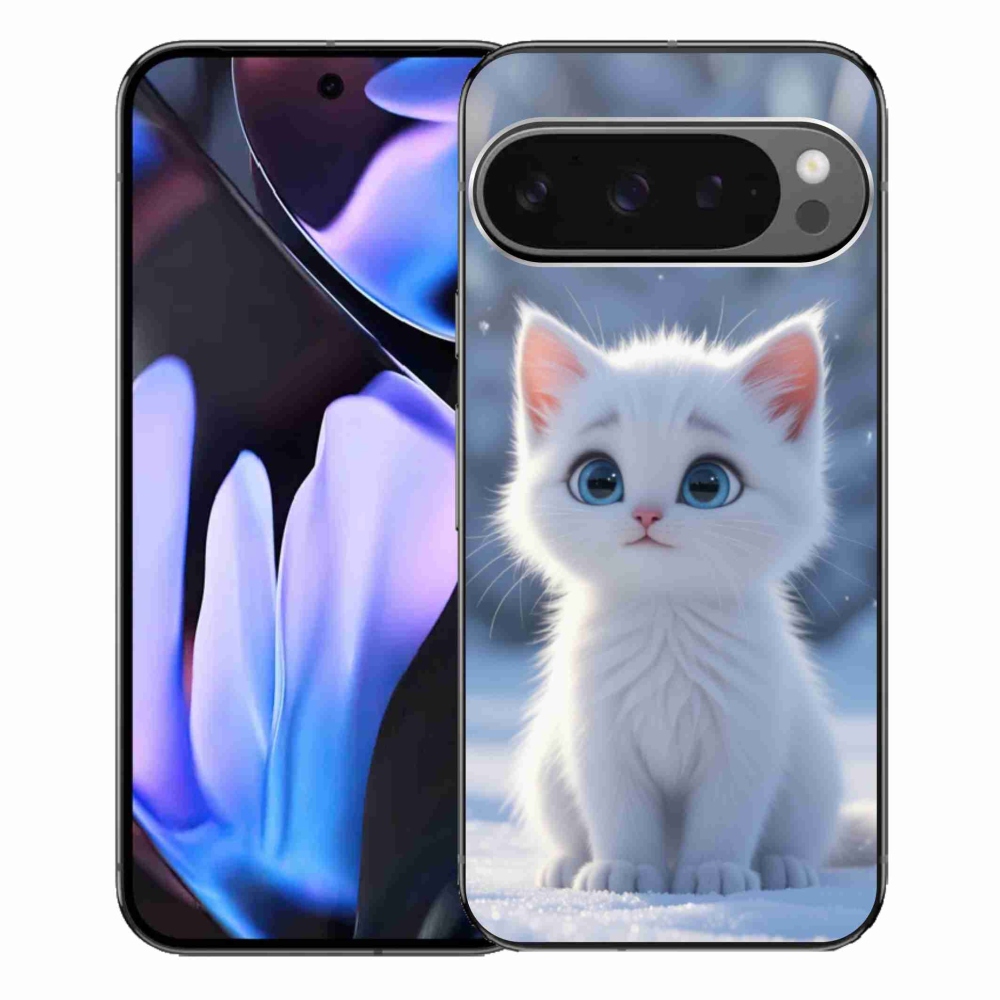 Gelový kryt mmCase na Google Pixel 9 Pro XL - bílé kotě 3