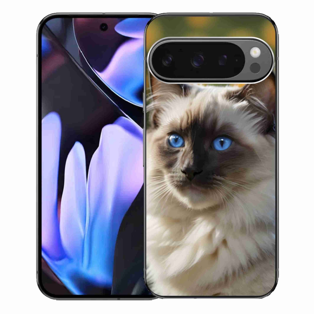 Gelový kryt mmCase na Google Pixel 9 Pro XL - bílý ragdoll