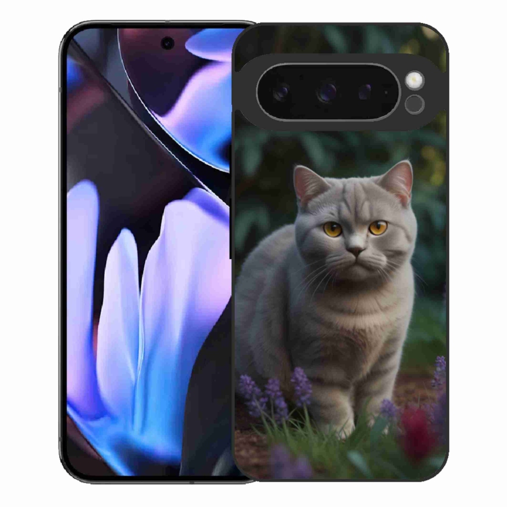 Gelový kryt mmCase na Google Pixel 9 Pro XL - britská kočka