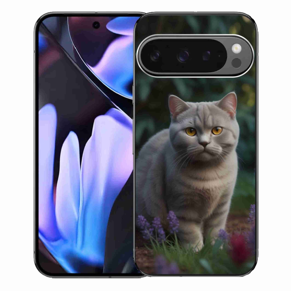 Gelový kryt mmCase na Google Pixel 9 Pro XL - britská kočka