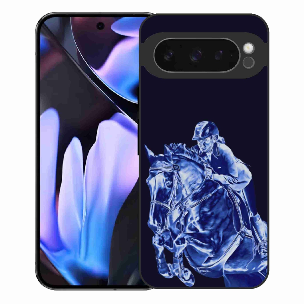 Gelový kryt mmCase na Google Pixel 9 Pro XL - dostihový kůň