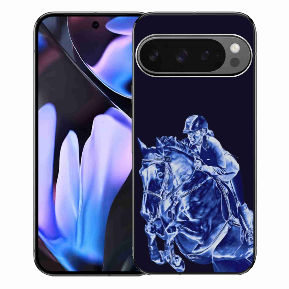Gelový kryt mmCase na Google Pixel 9 Pro XL - dostihový kůň