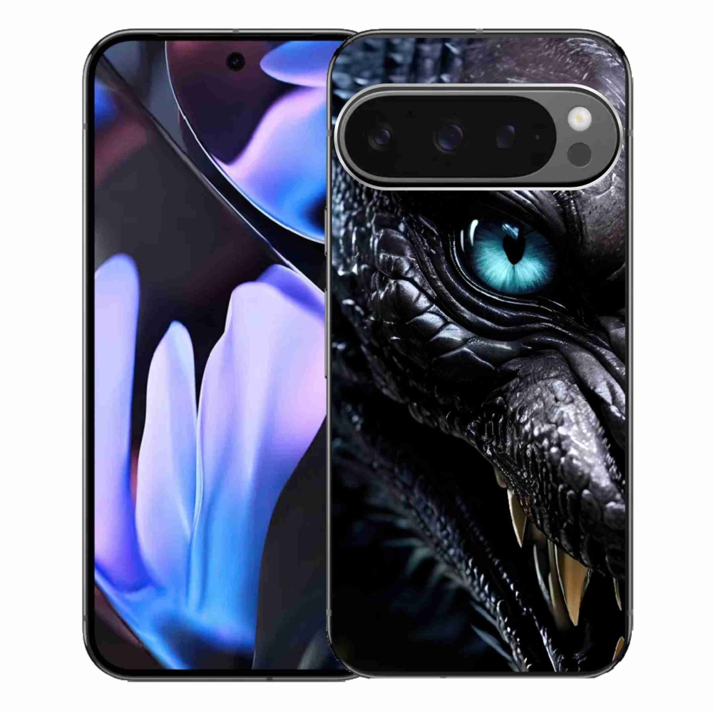 Gelový kryt mmCase na Google Pixel 9 Pro XL - dračí pohled