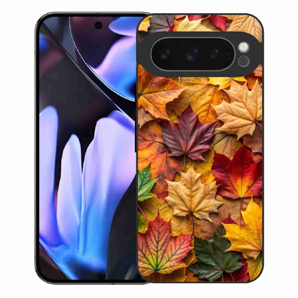 Gelový kryt mmCase na Google Pixel 9 Pro XL - javorové listy 2