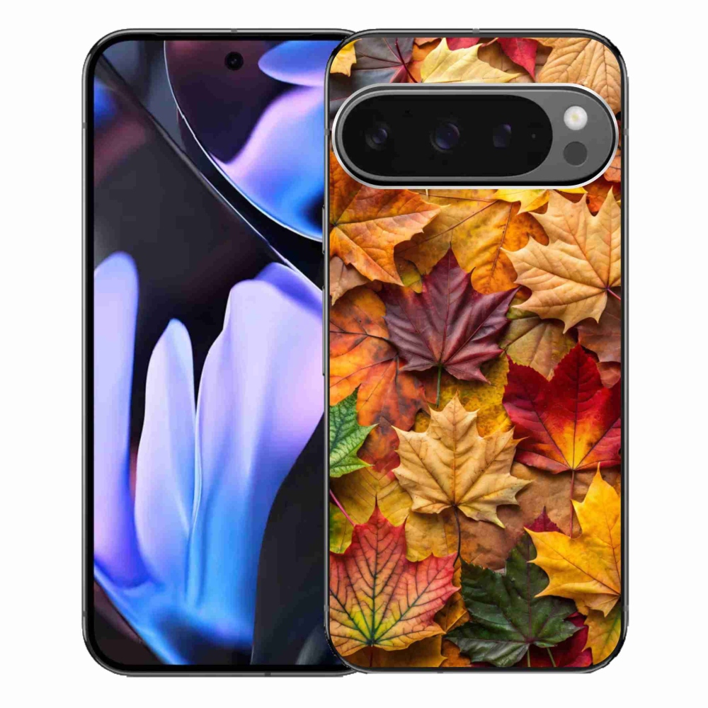 Gelový kryt mmCase na Google Pixel 9 Pro XL - javorové listy 2