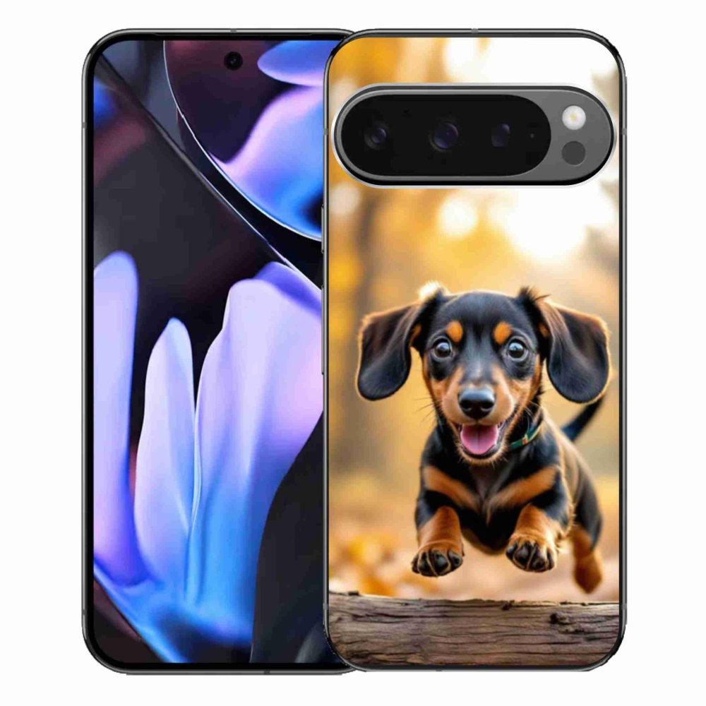 Gelový kryt mmCase na Google Pixel 9 Pro XL - jezevčík 2