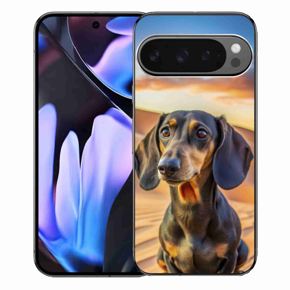 Gelový kryt mmCase na Google Pixel 9 Pro XL - jezevčík 3 