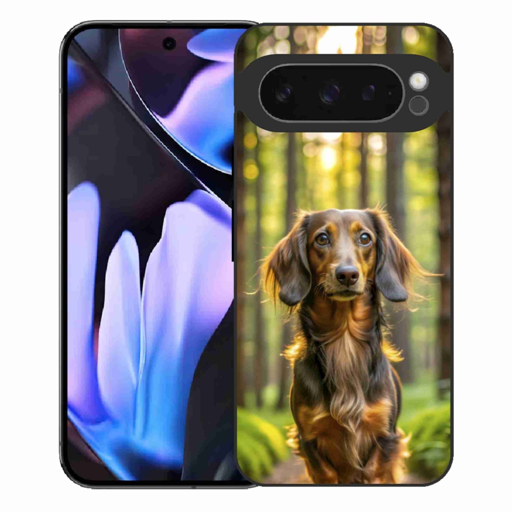 Gelový kryt mmCase na Google Pixel 9 Pro XL - jezevčík 4