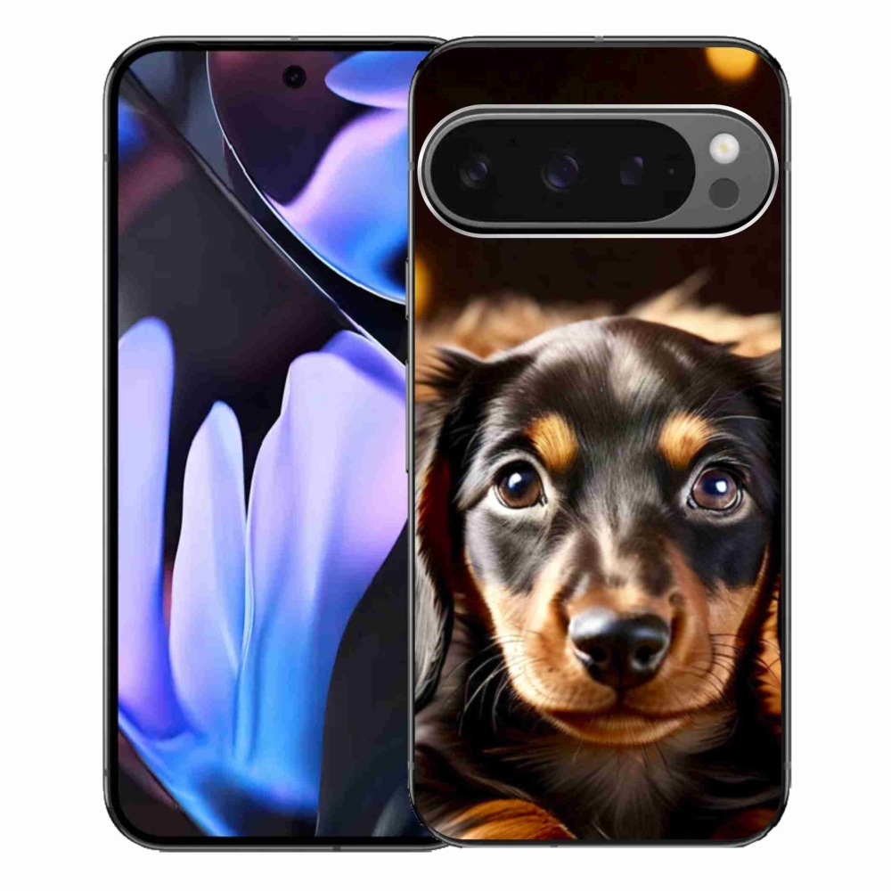 Gelový kryt mmCase na Google Pixel 9 Pro XL - jezevčík