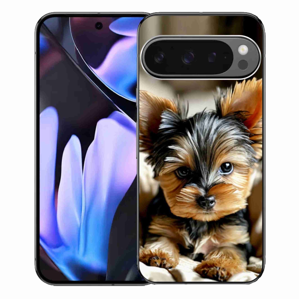 Gelový kryt mmCase na Google Pixel 9 Pro XL - jorkšír 11