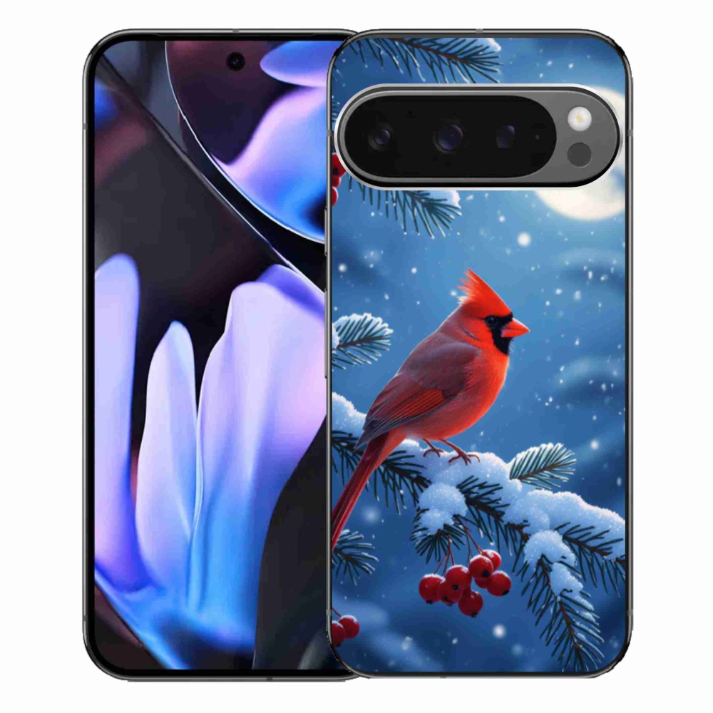 Gelový kryt mmCase na Google Pixel 9 Pro XL - kardinál červený