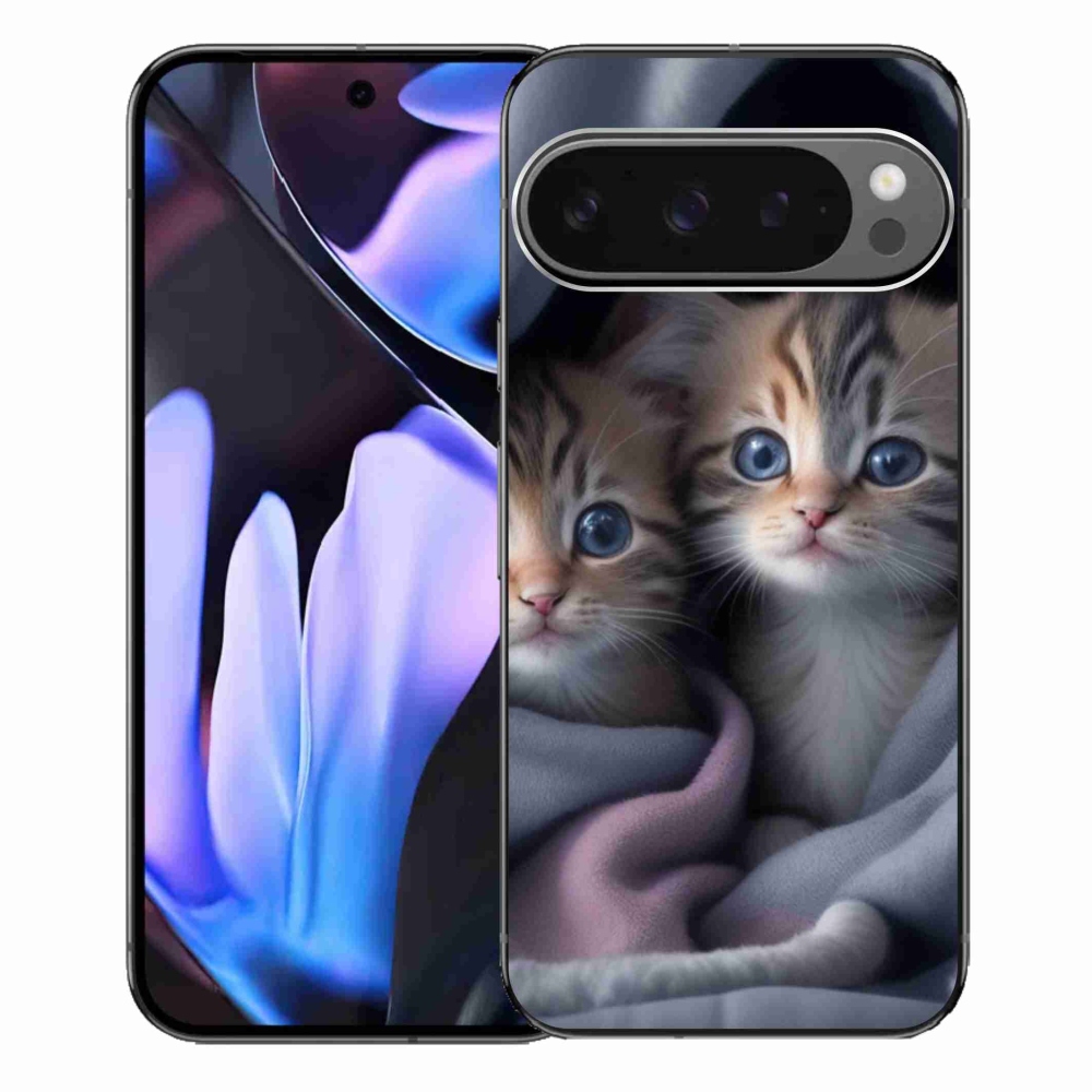 Gelový kryt mmCase na Google Pixel 9 Pro XL - kočičí duo 2