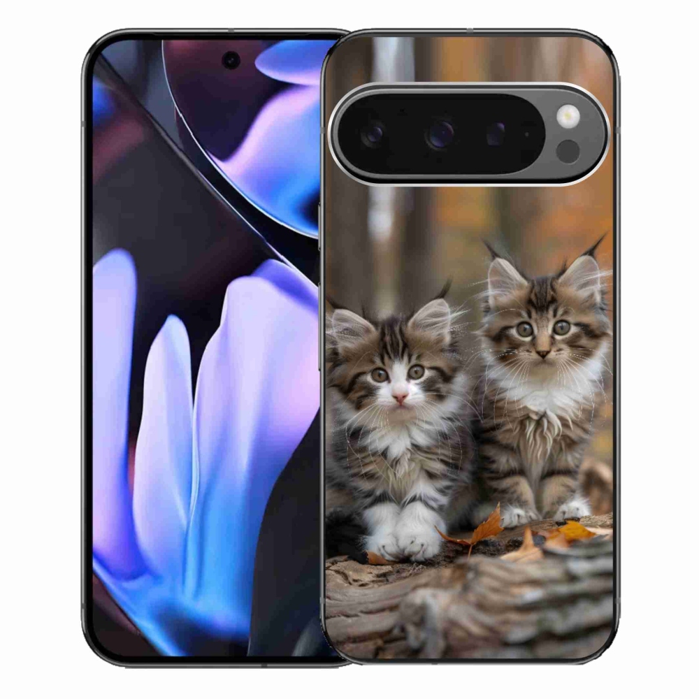 Gelový kryt mmCase na Google Pixel 9 Pro XL - kočičí duo 3