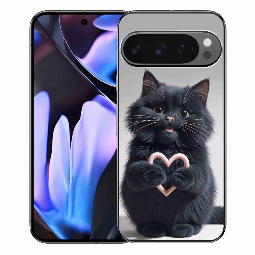 Gelový kryt mmCase na Google Pixel 9 Pro XL - kočičí láska 3