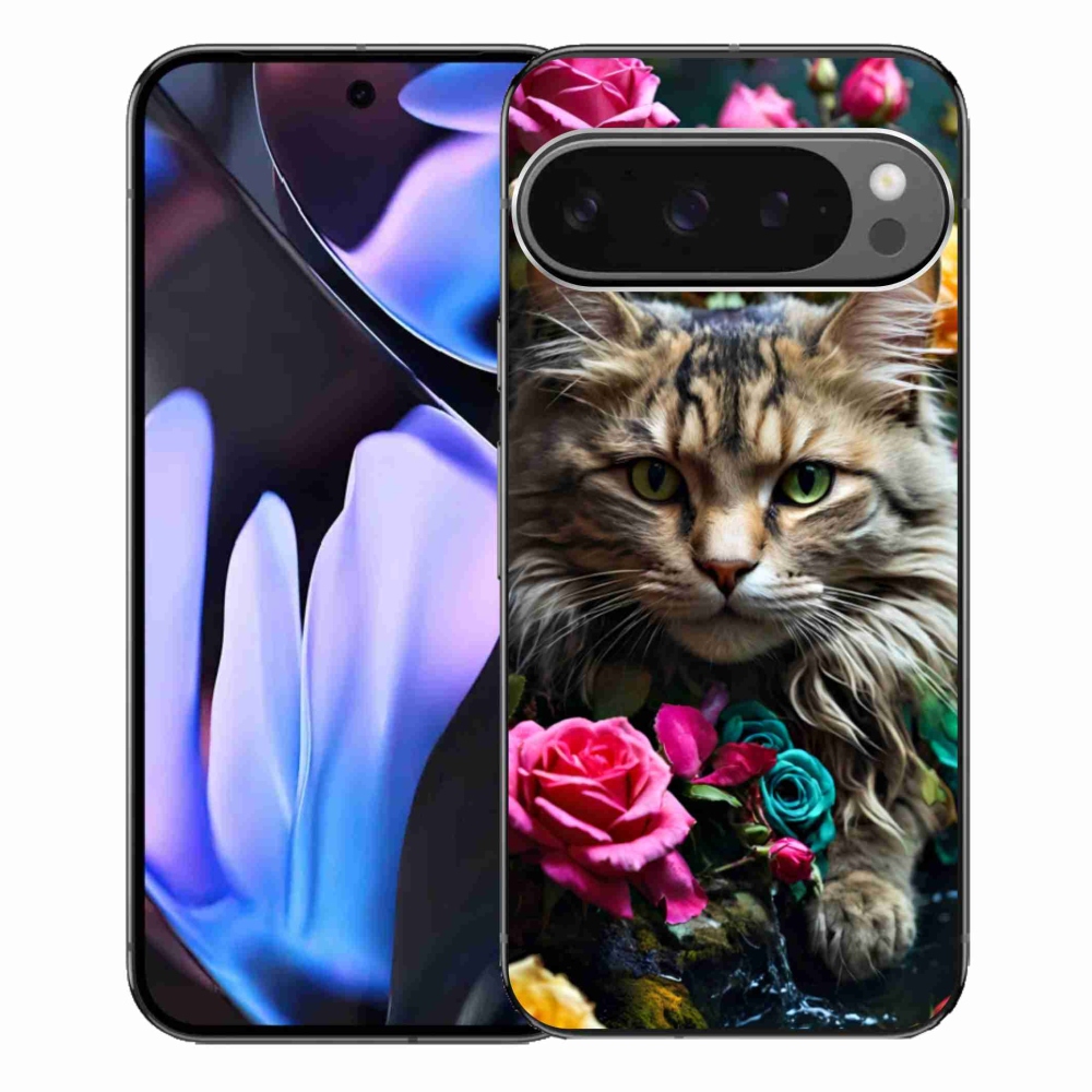 Gelový kryt mmCase na Google Pixel 9 Pro XL - kočíčí pohled 2