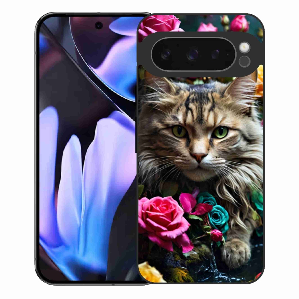 Gelový kryt mmCase na Google Pixel 9 Pro XL - kočíčí pohled 2