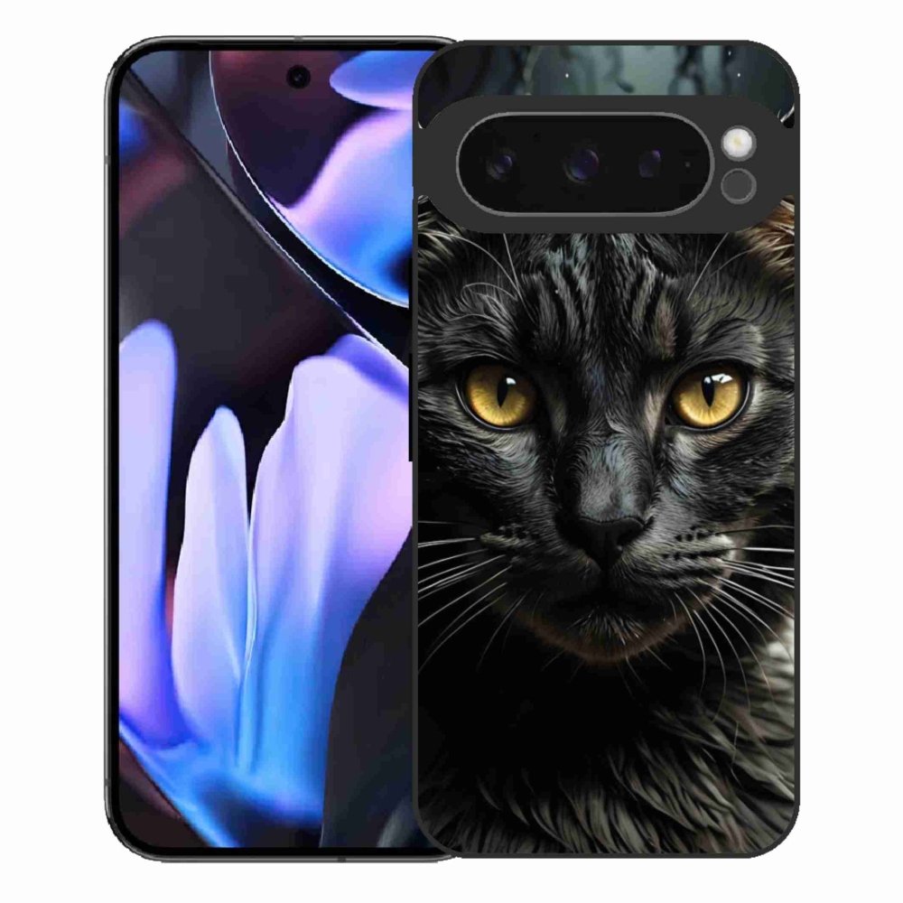 Gelový kryt mmCase na Google Pixel 9 Pro XL - kočičí pohled 3