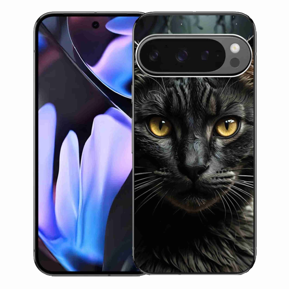 Gelový kryt mmCase na Google Pixel 9 Pro XL - kočičí pohled 3