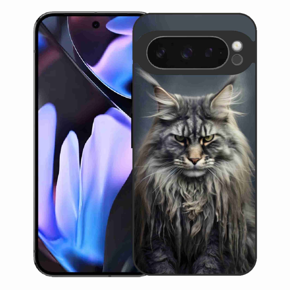 Gelový kryt mmCase na Google Pixel 9 Pro XL - kočíčí pohled 4