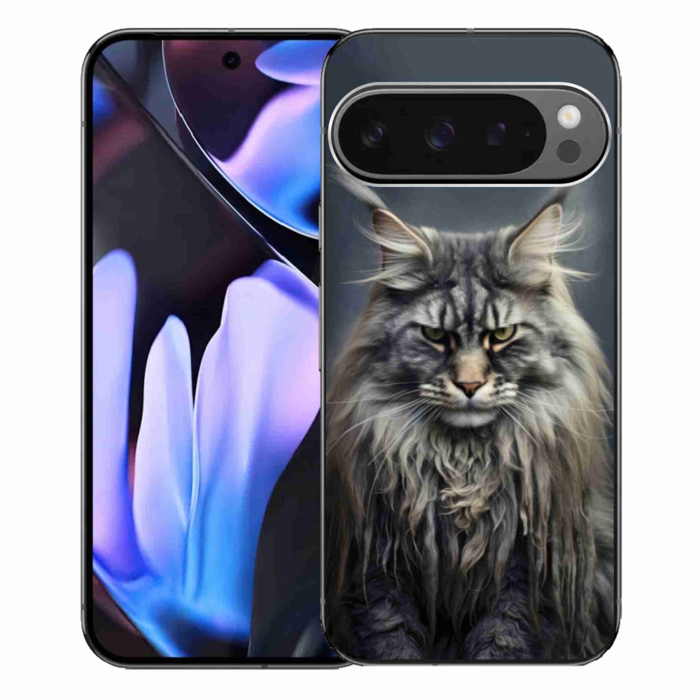 Gelový kryt mmCase na Google Pixel 9 Pro XL - kočíčí pohled 4
