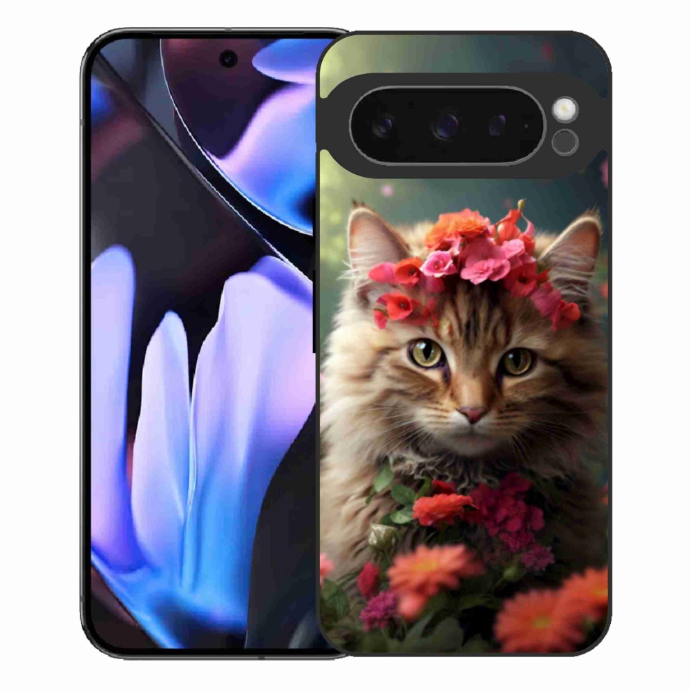 Gelový kryt mmCase na Google Pixel 9 Pro XL - kočíčí princezna