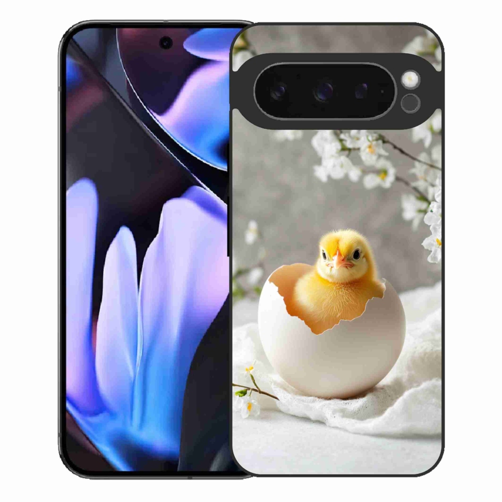 Gelový kryt mmCase na Google Pixel 9 Pro XL - kuřátko