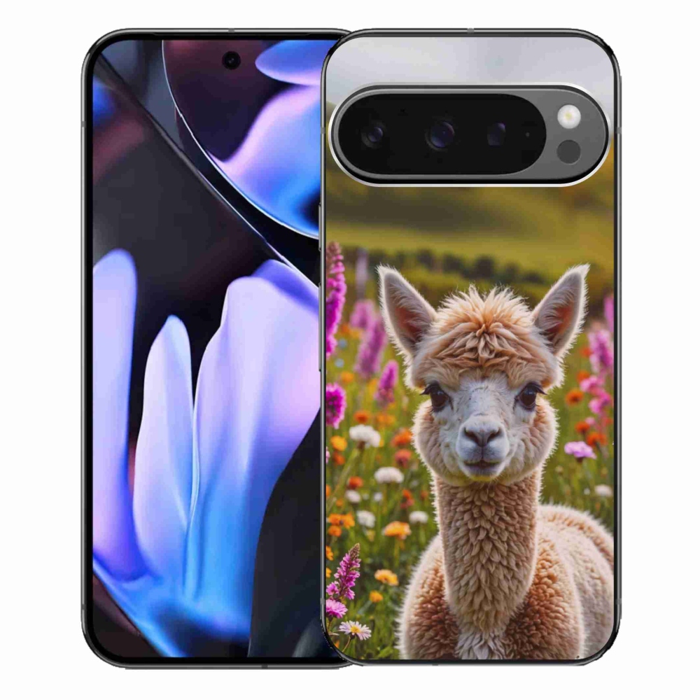 Gelový kryt mmCase na Google Pixel 9 Pro XL - lama na louce