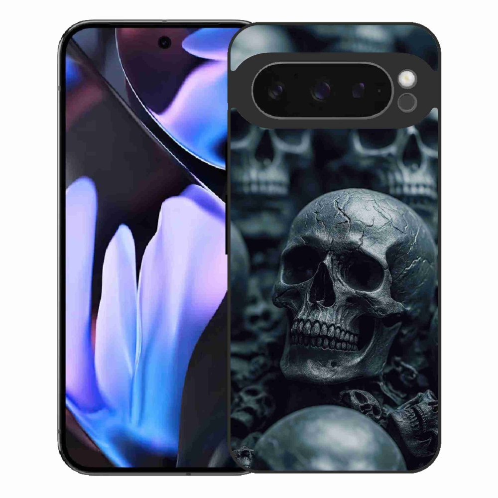 Gelový kryt mmCase na Google Pixel 9 Pro XL - lebka 2