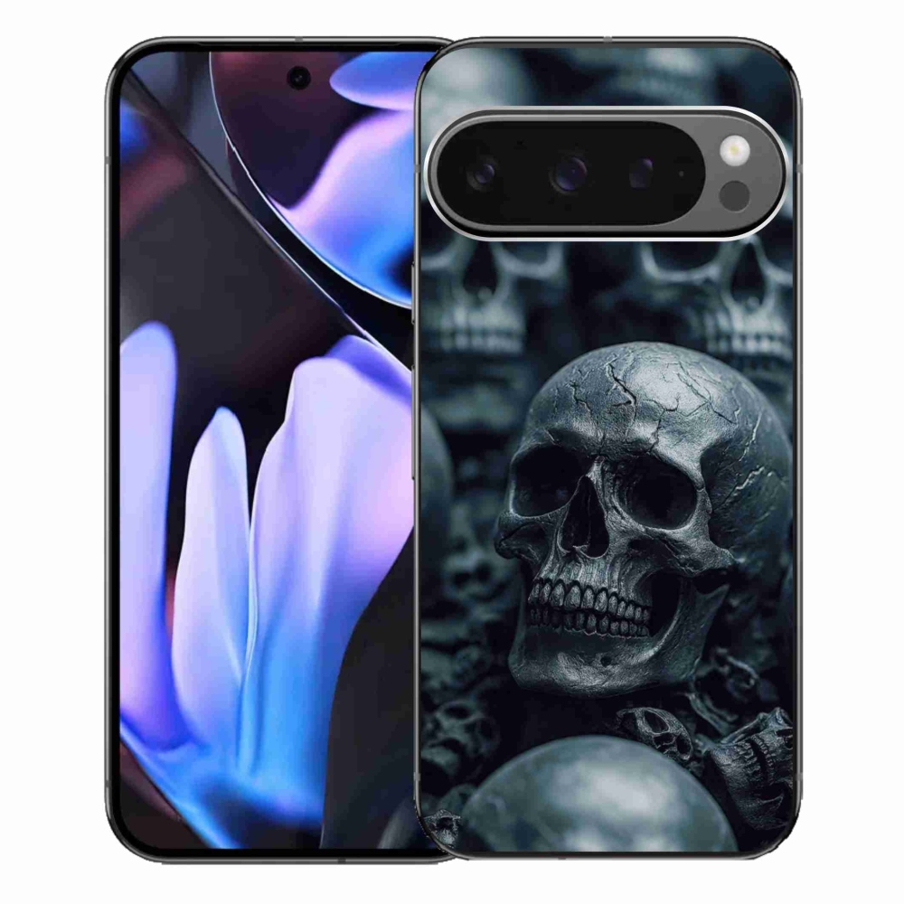 Gelový kryt mmCase na Google Pixel 9 Pro XL - lebka 2