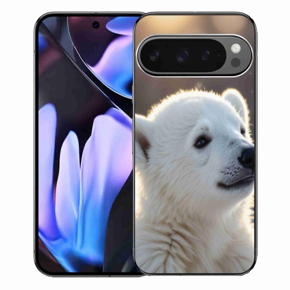 Gelový kryt mmCase na Google Pixel 9 Pro XL - lední medvěd