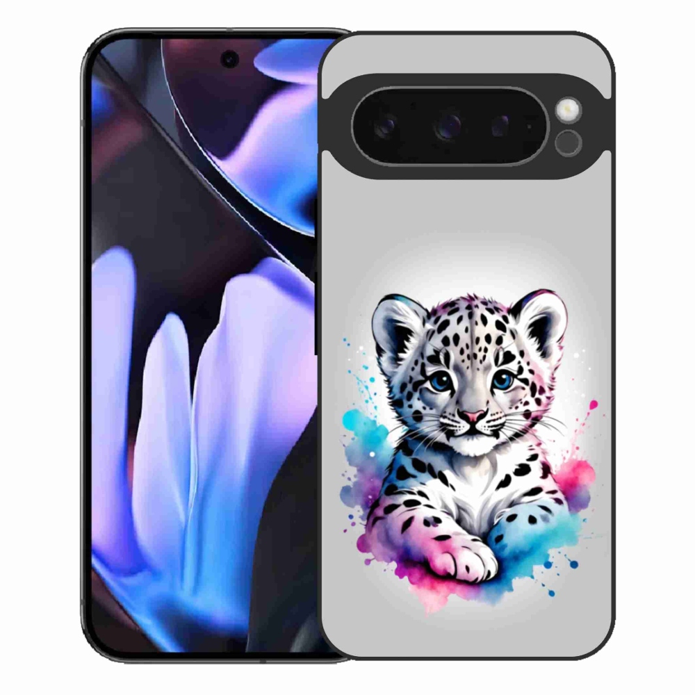 Gelový kryt mmCase na Google Pixel 9 Pro XL - levhartí mládě