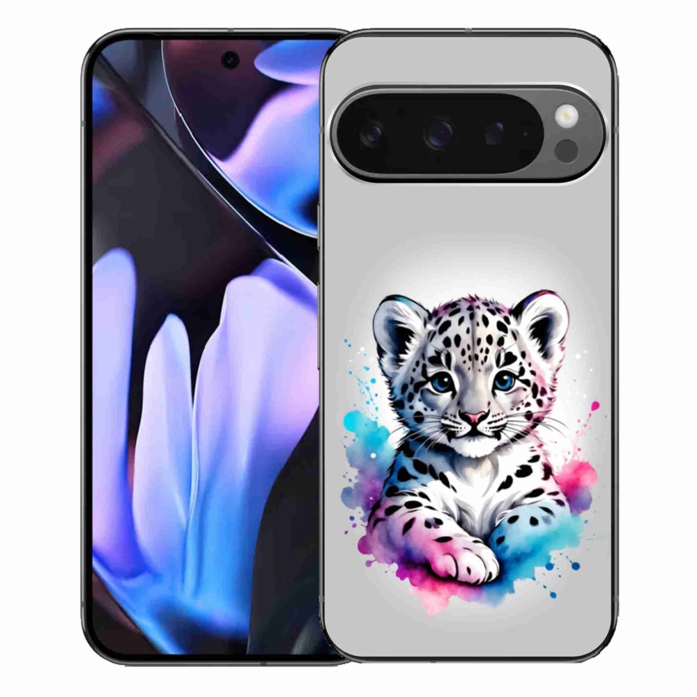 Gelový kryt mmCase na Google Pixel 9 Pro XL - levhartí mládě